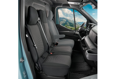 Housse de double siège passager avec assise et dossier divisés TAILOR MADE