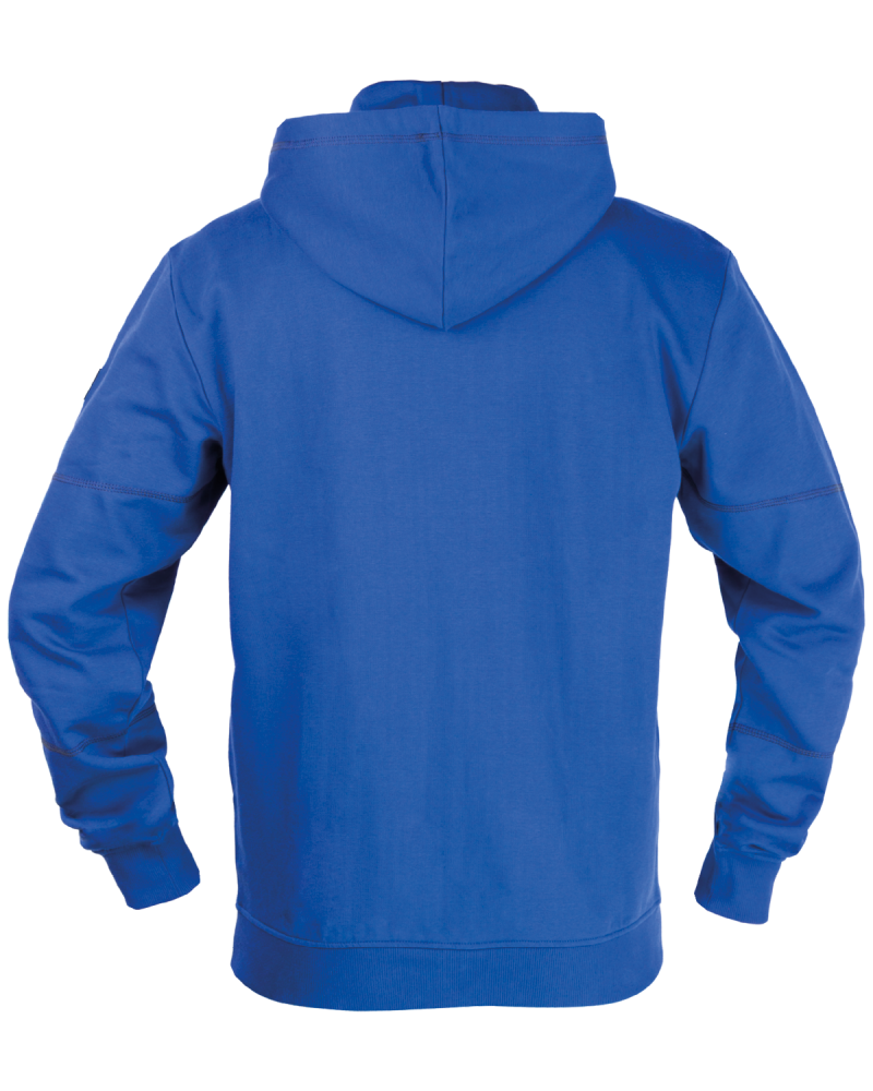Sweatshirt à capuche V-WORK (bleu) - dos