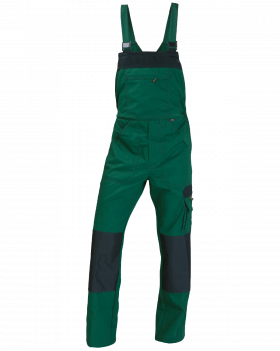 Salopette WORK 6815(Noir,Vert)
