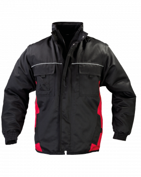 Veste d'hiver Basto – 4en1 (Noir,Rouge)