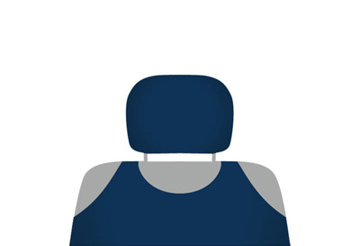 Housses de siège voiture pour les appuis-tête - 2 pièces