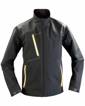 Veste Softshell - Black/Yellow