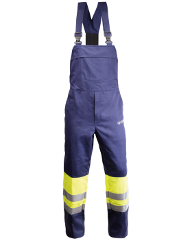 Salopette Hi-vis Multiprotection 6900 (Hi-Vis Jaune/Bleu marine)
