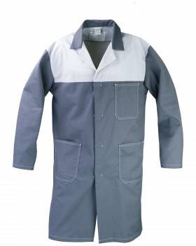 Blouse de travail PROFI(Blanc,Gris)