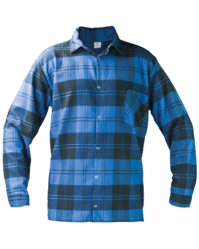 Chemise en flanelle(Bleu)