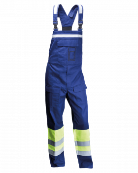 Salopette multi-protection Hi-vis 6798 (Hi-Vis Jaune/Bleu marine)