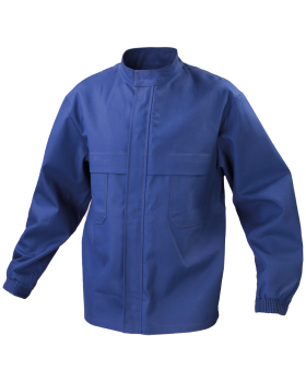 Veste pour soudeur, antistatique, protection contre l'arc électrique (Bleu marine)