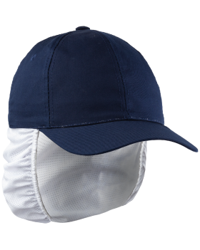 Casquette de travail avec charlotte (Bleu marine)