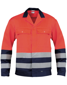 Blouson haute visibilité 3240  (Hi-Vis Rouge/Bleu marine)