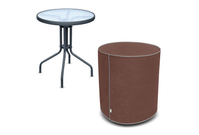 Housse de protection pour table de jardin S round